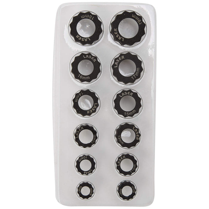 Laser Damaged Nut/Bolt Extractor Set 12pc 7524 Laser - Dynamic Drive