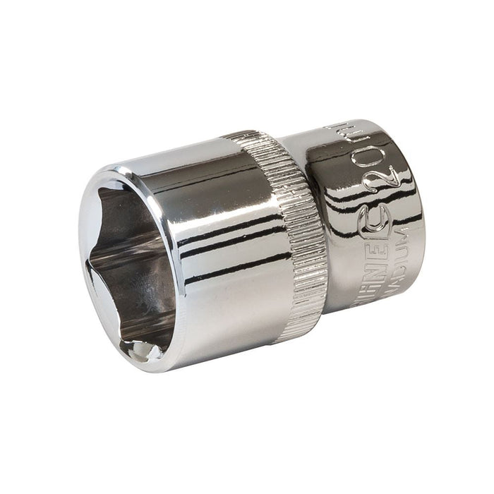 Silverline Socket 1/2" Drive 6pt Metric 20mm Silverline - Dynamic Drive
