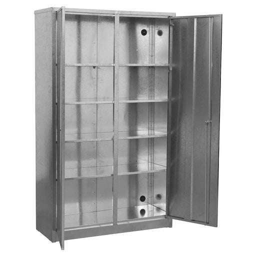 Sealey Galvanized Steel Floor Cabinet 4-Shelf Extra-Wide GSC110385 Sealey - Dynamic Drive
