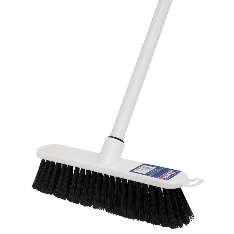 Sealey Broom 11"(280mm) Soft Bristle Indoor Use BM11S Sealey - Dynamic Drive