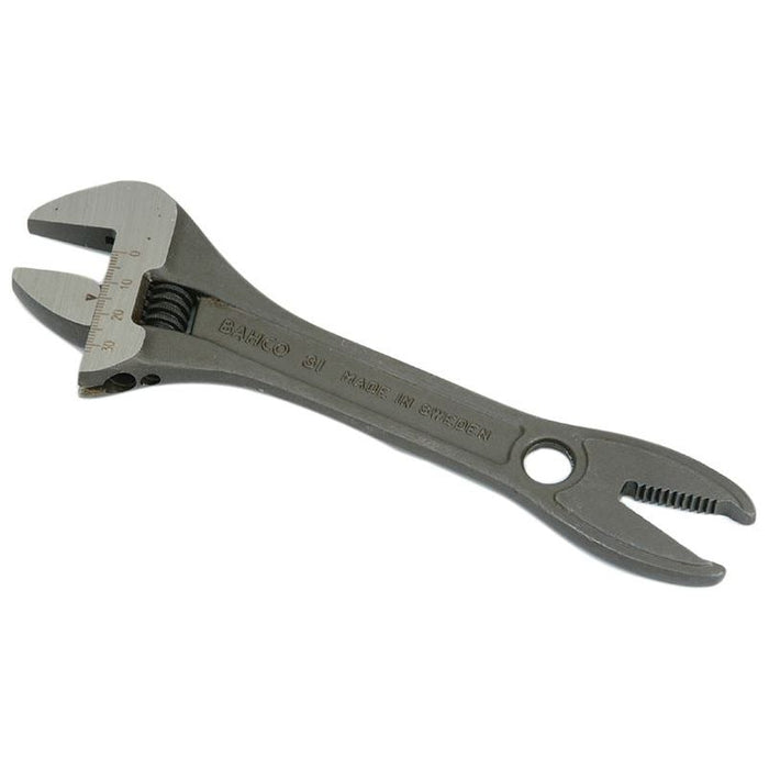 Bahco 31 Black Adjustable Wrench Alligator Jaw 200mm (8in) Bahco - Dynamic Drive