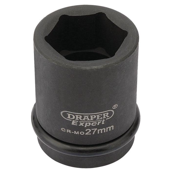Draper HI-TORQ 6 Point Impact Socket, 3/4" Sq. Dr., 27mm 28719 Draper - Dynamic Drive