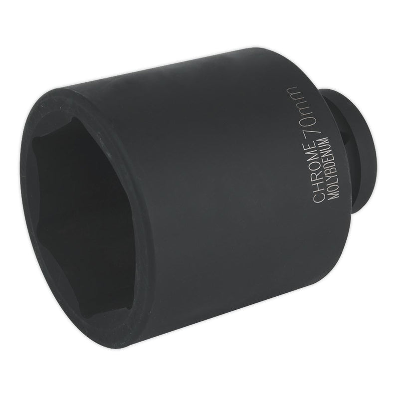 Sealey Impact Socket 70mm Deep 1"Sq Drive IS170D Sealey - Dynamic Drive