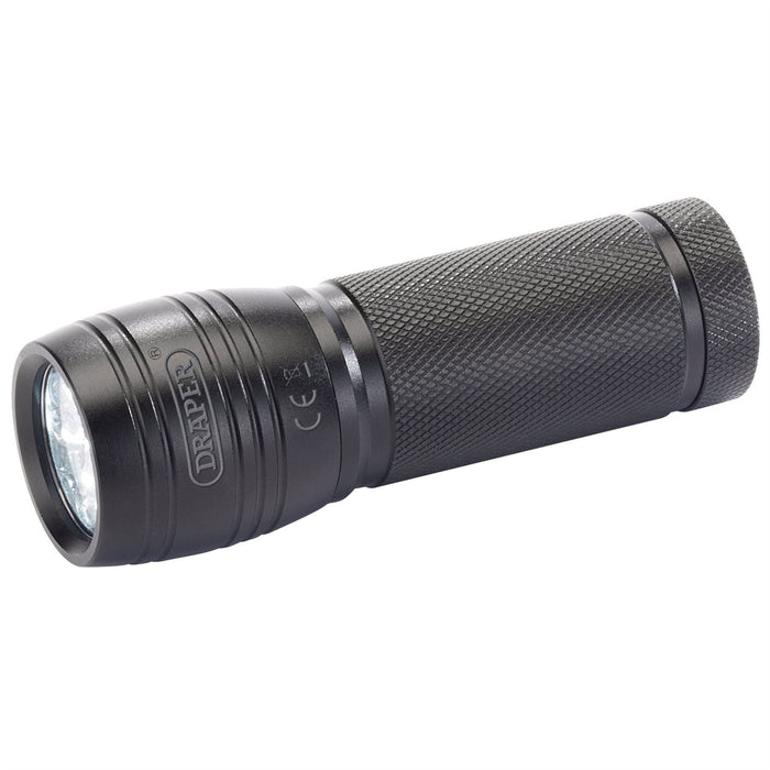 Draper LED Aluminium Hand Torch, 3 x AAA Batteries Required 81110 Draper - Dynamic Drive