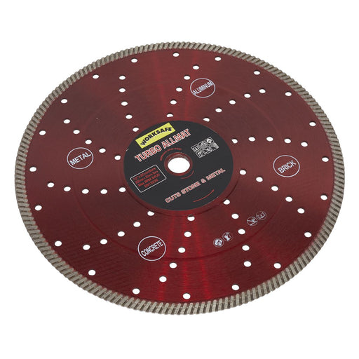 Sealey Turbo Allmat Diamond Blade300 x20mm WDTA300 Sealey - Dynamic Drive