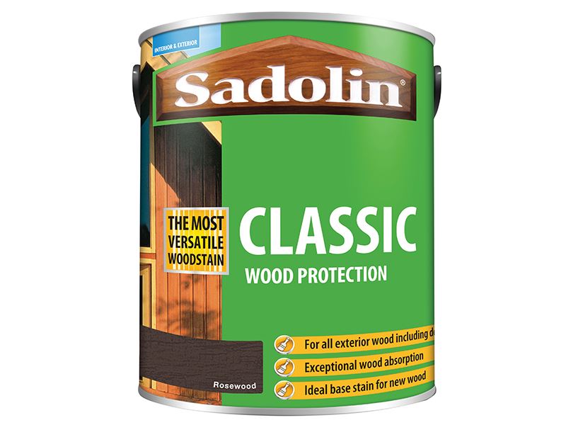 Sadolin Classic Wood Protection Rosewood 5 litre Sadolin - Dynamic Drive