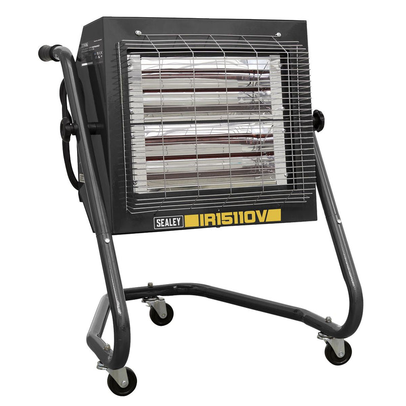 Sealey Infrared Heater 1.2/2.4kW 110V IR15110V Sealey - Dynamic Drive