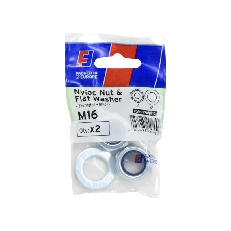 Forgefix Nyloc Nut & Washer M16 ForgePack 2 ForgeFix - Dynamic Drive