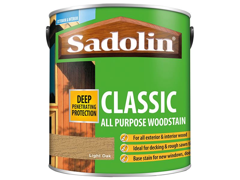 Sadolin Classic Wood Protection Light Oak 2.5 litre Sadolin - Dynamic Drive
