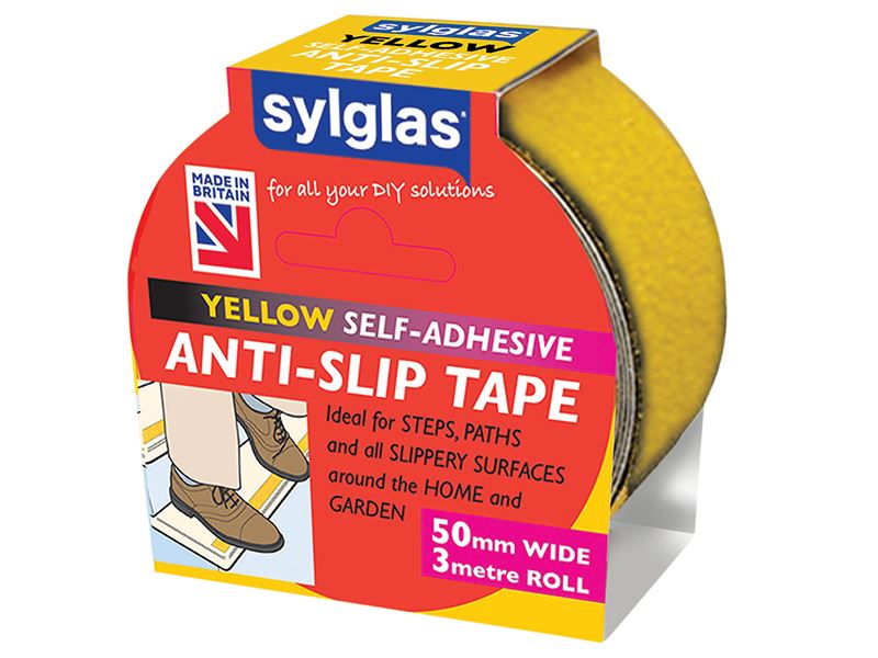 Sylglas Anti-Slip Tape 50mm x 3m Yellow Sylglas - Dynamic Drive