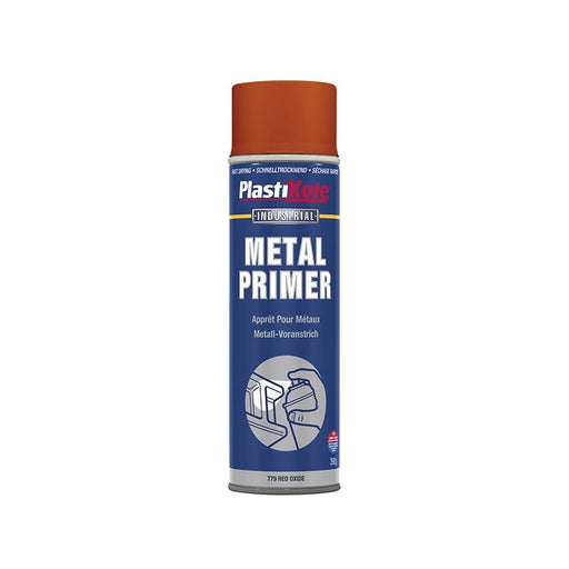 Plastikote Metal Primer Spray Red Oxide 400ml PlastiKote - Dynamic Drive