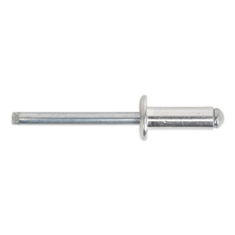 Sealey Aluminium Blind Rivet Standard Flange 6.4 x 18mm Pack of 200 RB6418S Sealey - Dynamic Drive