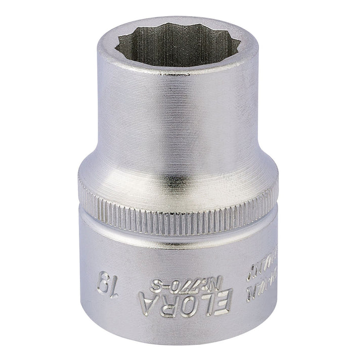 Draper Elora Bi-Hexagon Socket, 3/4" Sq. Dr., 19mm 00682 Draper - Dynamic Drive
