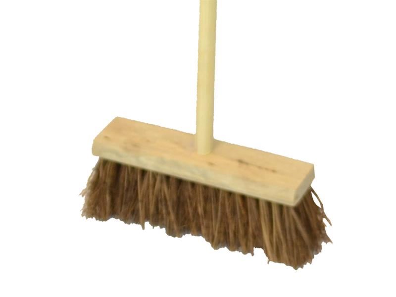 Faithfull Bassine/Cane Flat Broom 325mm (13in) Faithfull - Dynamic Drive