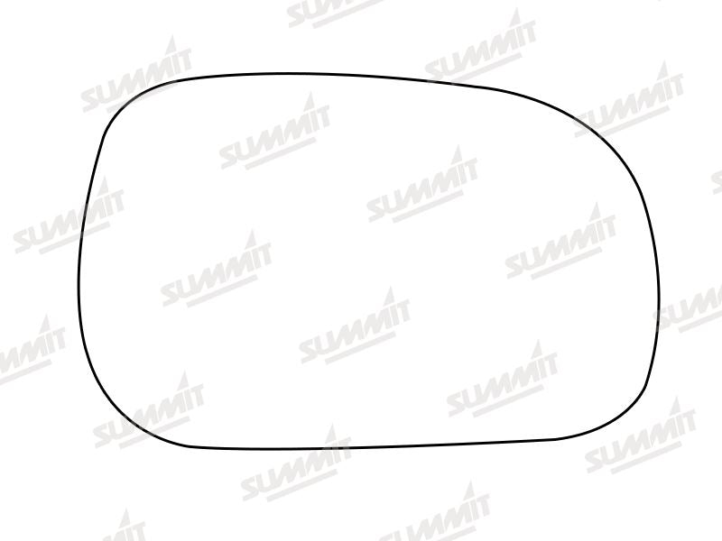 Summit Stick-On Standard Mirror Glass fits Renault Safrane RHS Summit - Dynamic Drive