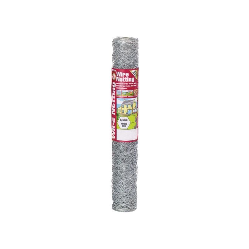 Gardman Galvanised Wire Netting 50mm² Hexagon, 10 x 0.6m Gardman - Dynamic Drive