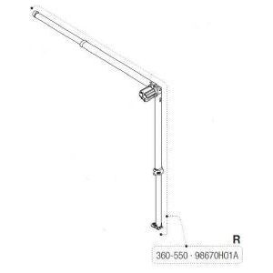 Fiamma Caravanstore Rh Leg / Rafter Assembly 360-550 98670H01A Fiamma - Dynamic Drive