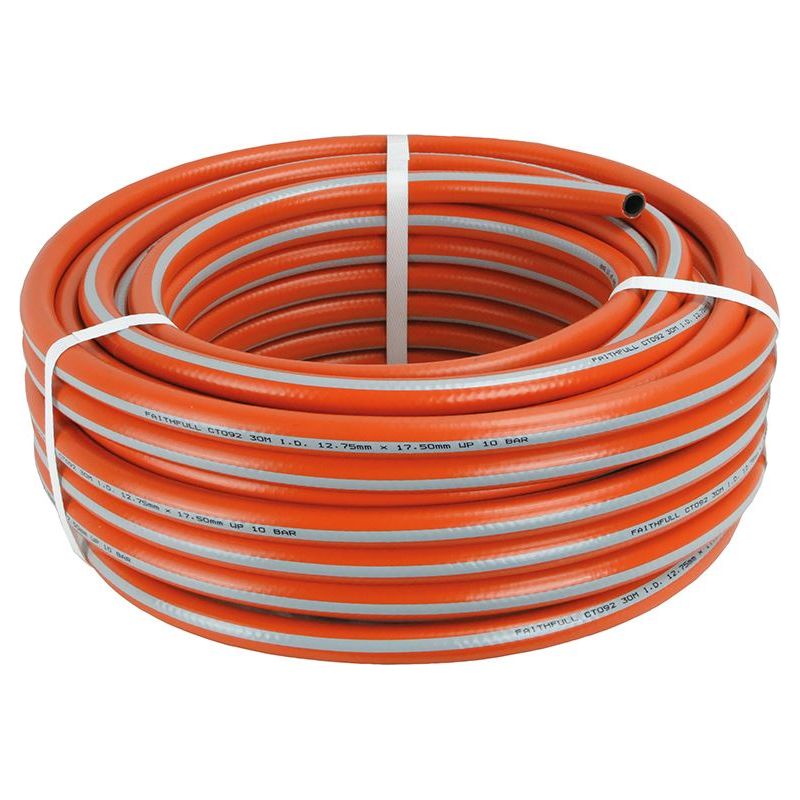 Faithfull Prestige Heavy-Duty Garden Hose 30m 12.5mm (1/2in) Diameter Faithfull - Dynamic Drive