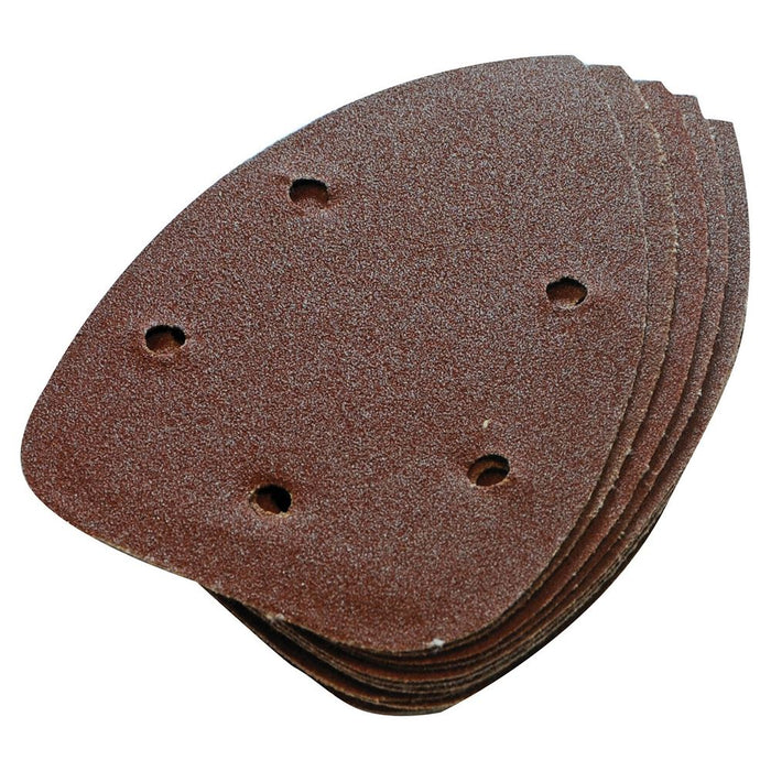 Silverline Hook & Loop Detail Sander Sheets 140mm 10pk 60 Grit Silverline - Dynamic Drive