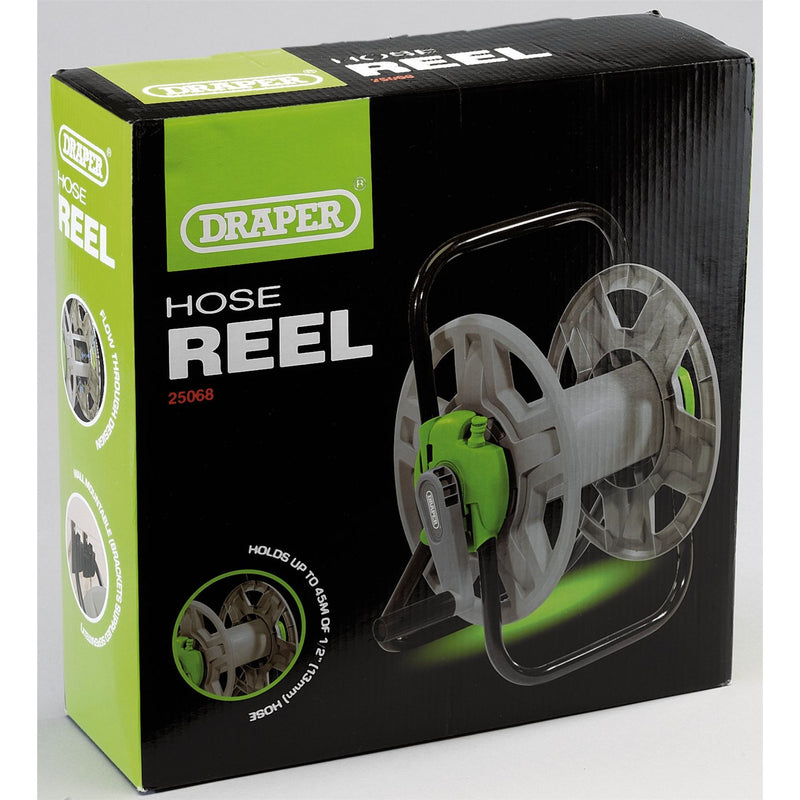 Draper Garden Hose Reel Cart, 45m 25068 Draper - Dynamic Drive