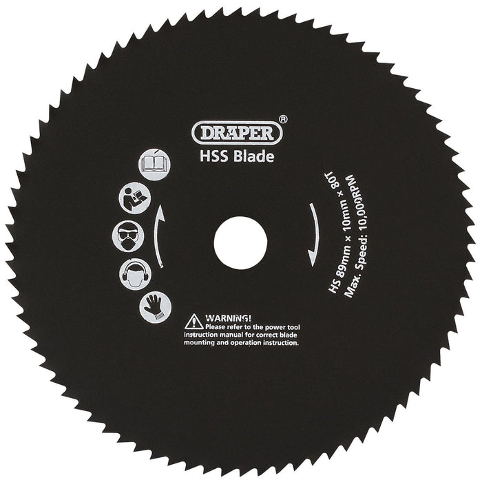 Draper 89mm Metal Cut Blade for Draper Storm Force Mini Plunge Saw 25914 Draper - Dynamic Drive