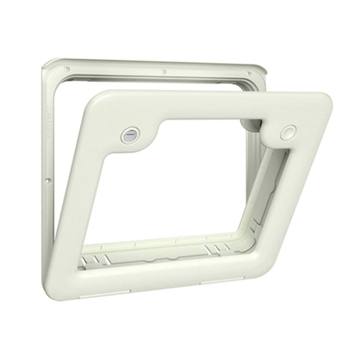Thetford White Service Door 3 1 lock 1 Push Button 2680580 Thetford - Dynamic Drive