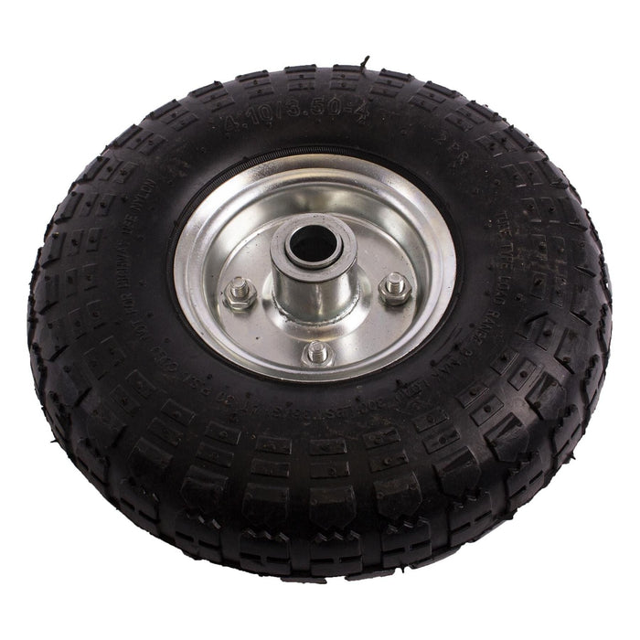 10" Pneumatic 4.10 /3.50-4 Jokey Wheel with 20mm Bore Crusader - Dynamic Drive