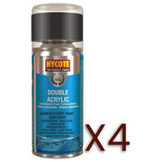 4x Hycote Aerosol Paint for Bumper Paint Dark Grey 150ml Hycote - Dynamic Drive