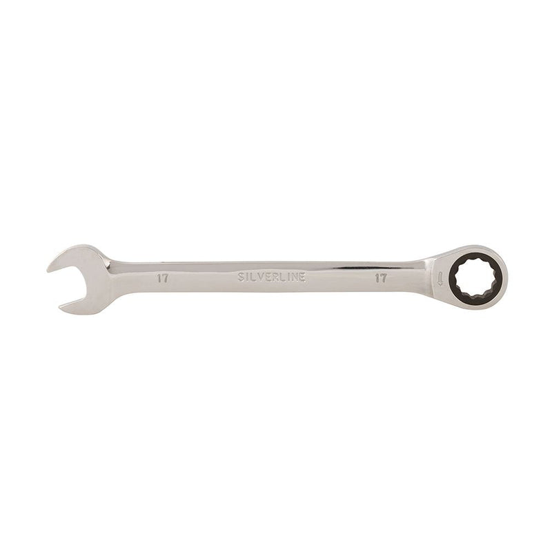 Silverline Fixed Head Ratchet Spanner 17mm Silverline - Dynamic Drive