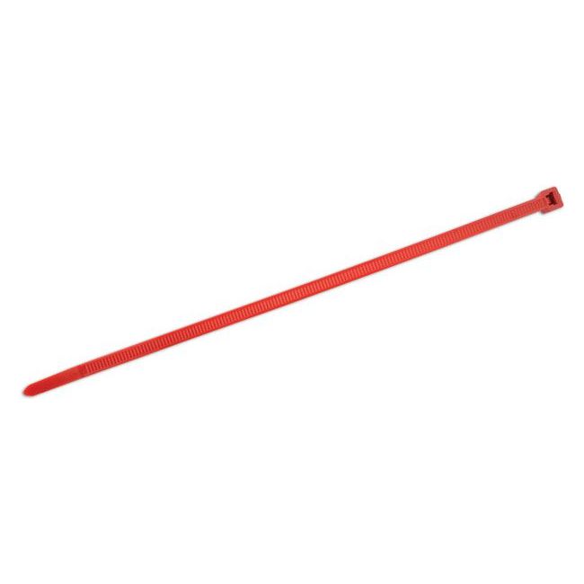 Tool Connection Red Cable Tie 200mm x 4.8mm 100pc 30340 Tool Connection - Dynamic Drive