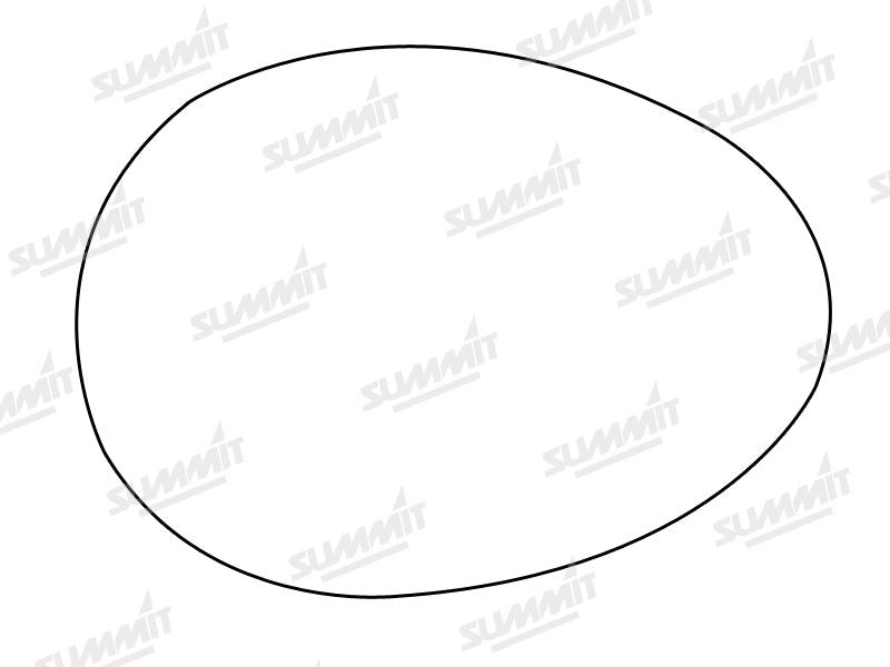 Summit Heated Base Plate With Blind Spot Mirror Glass fits BMW Mini 07 on LHS Summit - Dynamic Drive