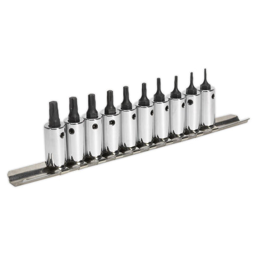 Sealey Trx-Star* Socket Bit Set 10Pc 1/4Inchsq Drive Sealey - Dynamic Drive