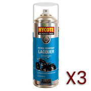 3x Hycote XUK435 Petrol Resistant Lacquer 400ml Hycote - Dynamic Drive