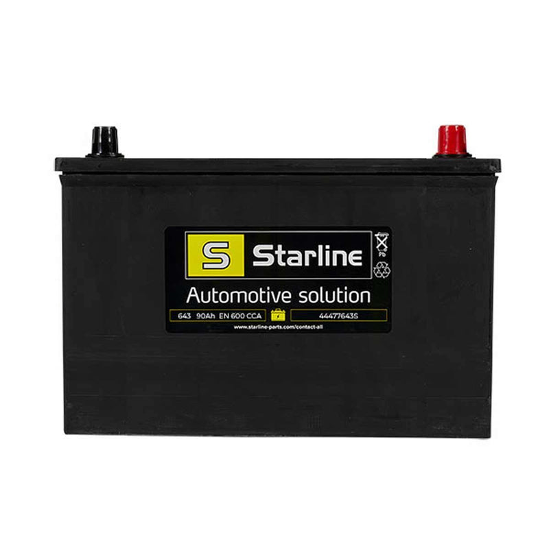 Starline 643 Commercial Battery FLA (90Ah / 600CCA / + Right, Left) Reliab Nova - Dynamic Drive