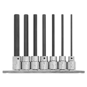 Sealey Hex Socket Bit Set 7pc 3/8"Sq Drive 110mm Metric AK62254 Sealey - Dynamic Drive