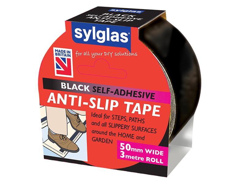 Sylglas Anti-Slip Tape 50mm x 3m Black Sylglas - Dynamic Drive