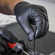 Sealey Black Diamond Grip Extra-Thick Nitrile Powder-Free Gloves Large Pack of 5 Sealey - Dynamic Drive