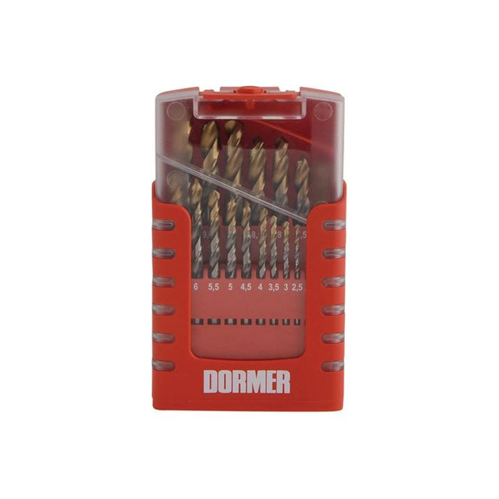 Dormer A095 Compact Set HSS TiN Drill Set of 19 1.0-10 x 0.5mm Dormer - Dynamic Drive