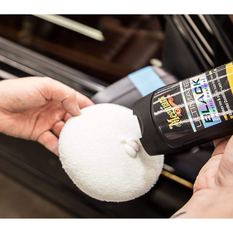 2x Meguiar's G15812EU Ultimate Black Plastic Restorer 355ml Meguiar's - Bars 4 Cars