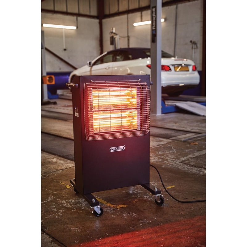 Draper 230V Infrared Cabinet Heater, 2.8kW, 9553 BTU 04745 Draper - Dynamic Drive