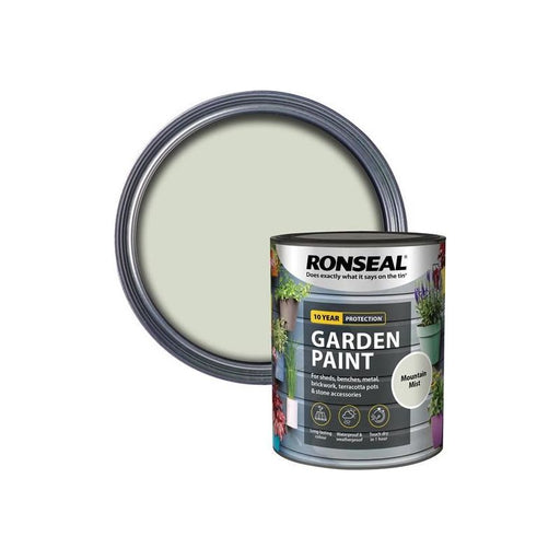 Ronseal Garden Paint Mountain Mist 750ml Ronseal - Dynamic Drive
