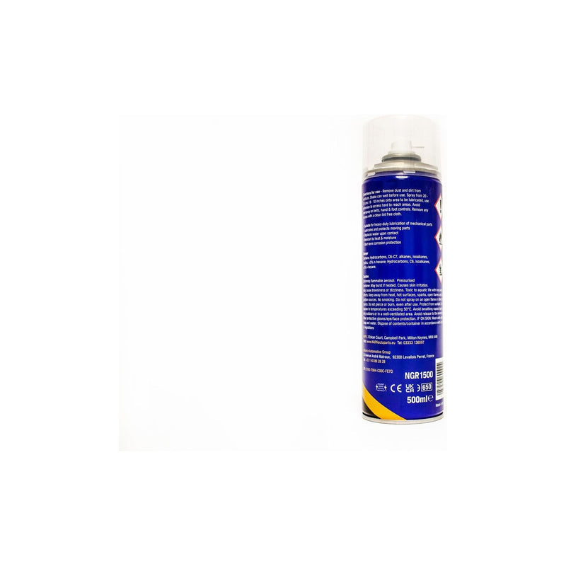 2x NAPA High Performance White Lithuim Grease 500ml Lubrication Spray Aerosol NAPA - Dynamic Drive