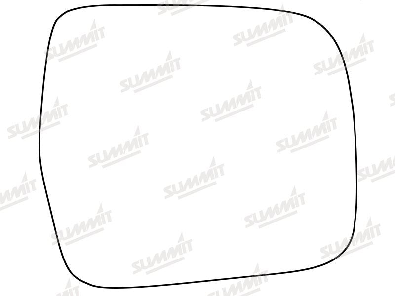 Summit Stick-On Aspheric Mirror Glass fits Toyota Previa RHS Summit - Dynamic Drive