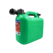 Faithfull Plastic Fuel Can Green 5 litre Faithfull - Dynamic Drive