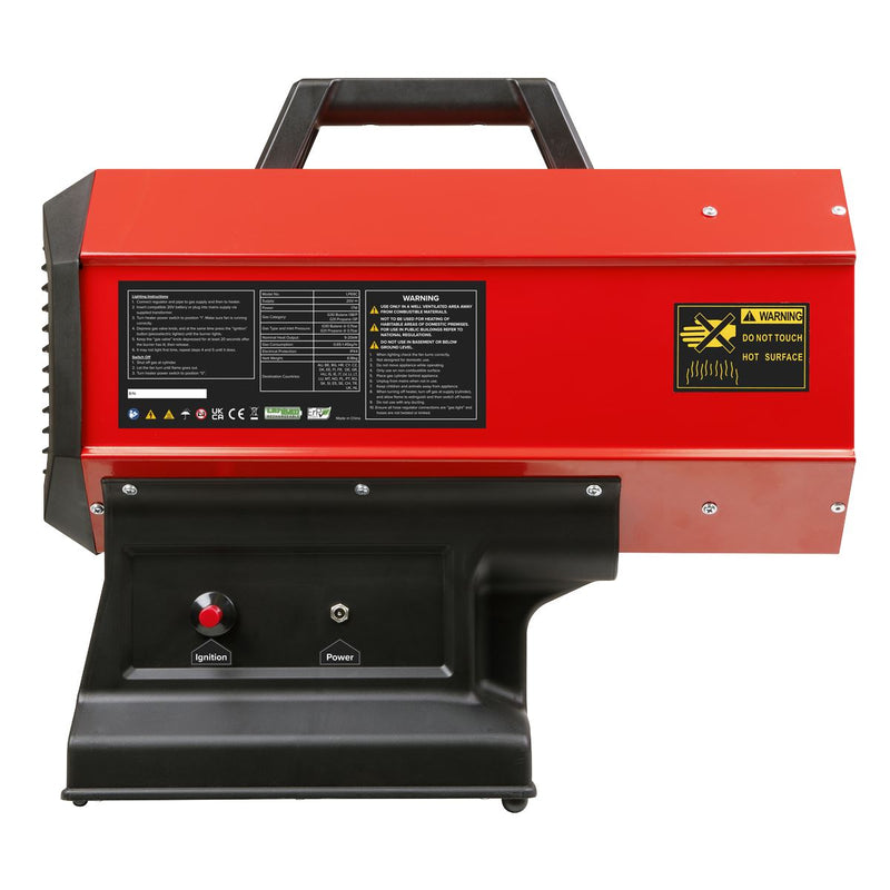 Sealey Propane Space Heater 230V with Cordless Option 30,000-68,000Btu/hr (9-20kW) Space Warmer Sealey - Dynamic Drive