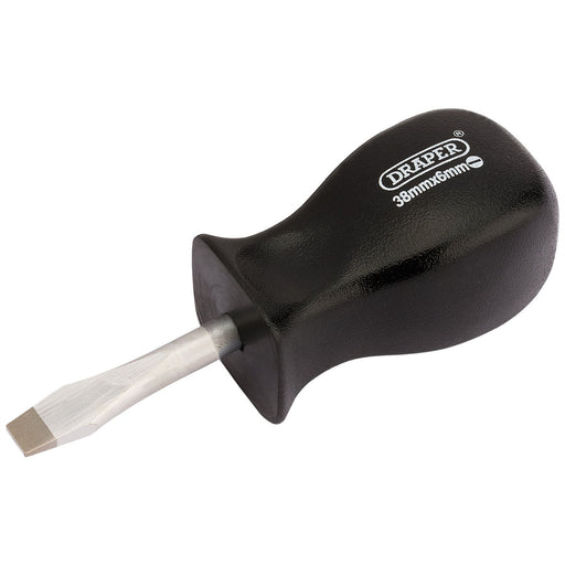 Draper Plain Slot Mechanic's Screwdriver, 6 x 38mm 19539 Draper - Dynamic Drive