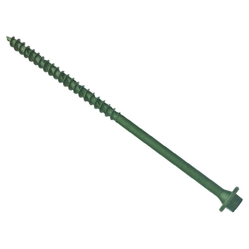 Forgefix Hexagonal/TORX® Compatible Timber T30 Screws Green 7x250mm Tub 40 ForgeFix - Dynamic Drive