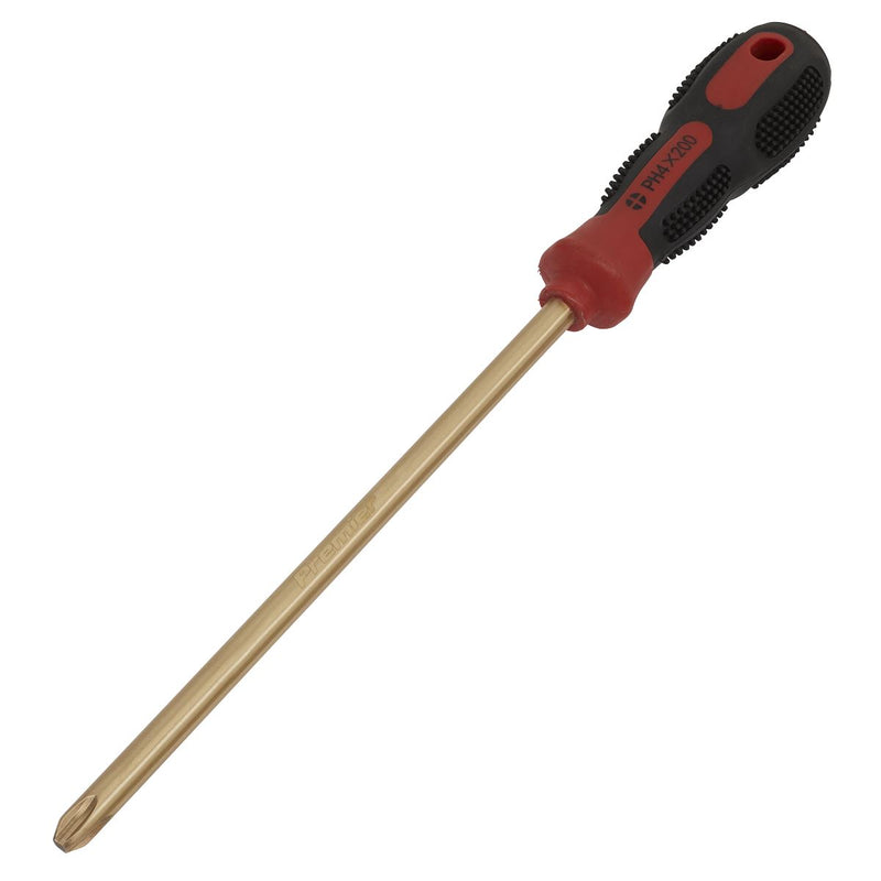 Sealey Screwdriver Phillips #4 x 200mm Non-Sparking NS099 Sealey - Dynamic Drive