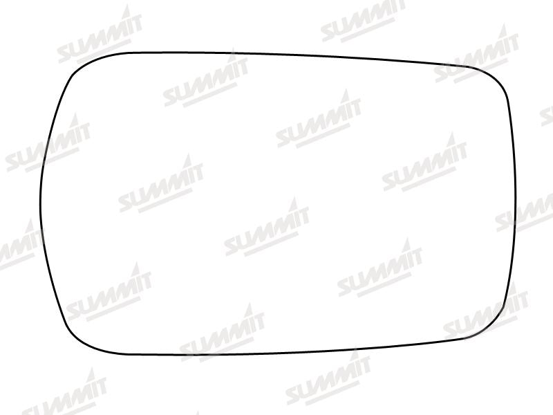 Summit Stick-On Standard Mirror Glass fits Volvo 240 RHS Summit - Dynamic Drive