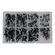 Tool Connection Assorted Popular Black Rivets 200pc 31844 Tool Connection - Dynamic Drive